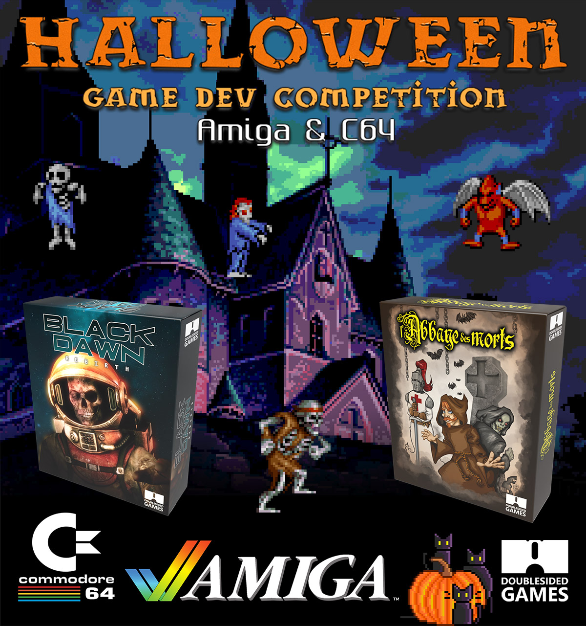 halloween game dev competition 2019 poster